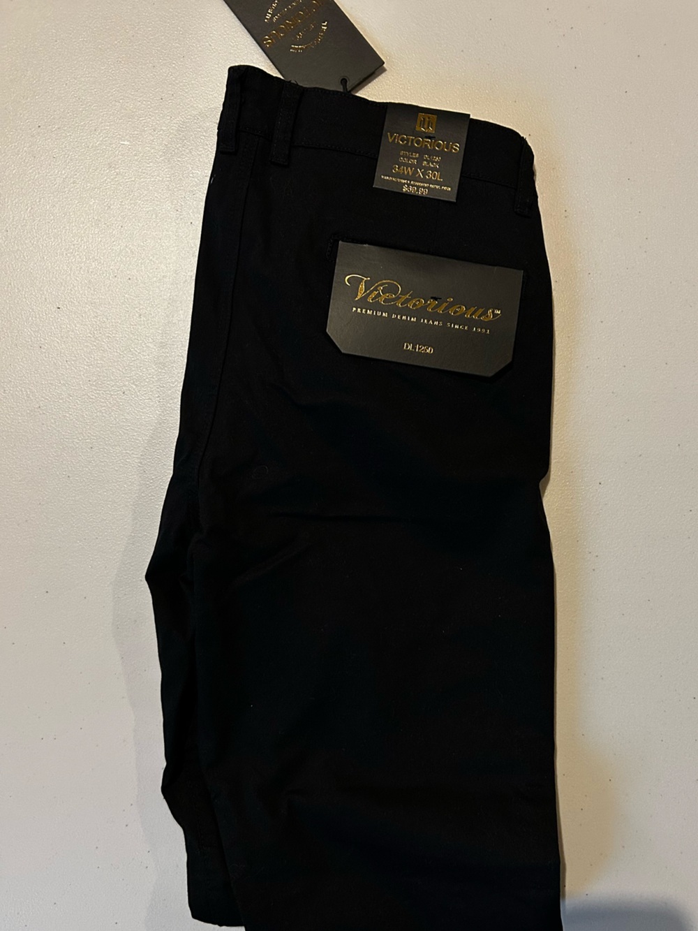 Victorious black khaki pants